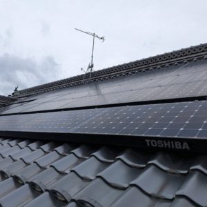 太陽光発電システム定期点検／東広島市黒瀬町