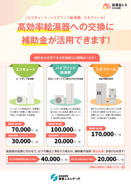 エコキュート設置工事／三次市